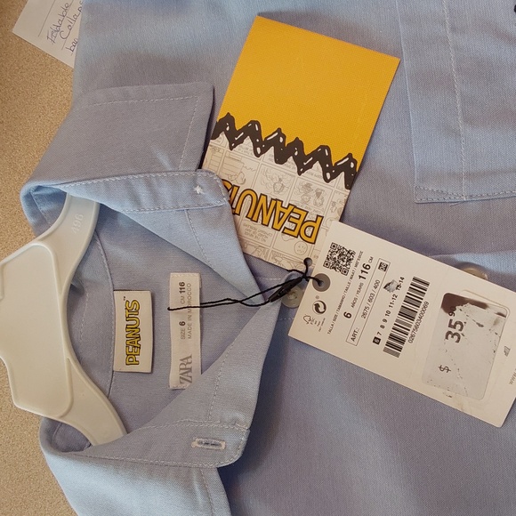 Zara Woodstock Peanuts child's shirt - Picture 2 of 4